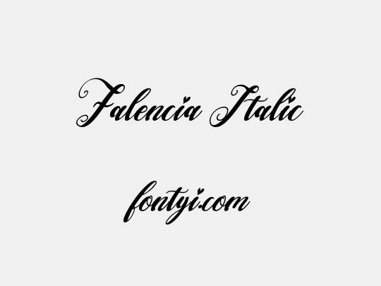 Falencia Italic