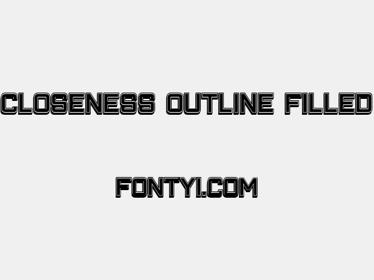 Closeness Outline Filled