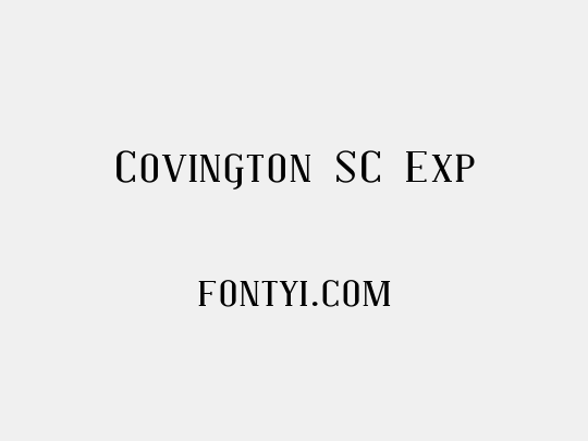 Covington SC Exp