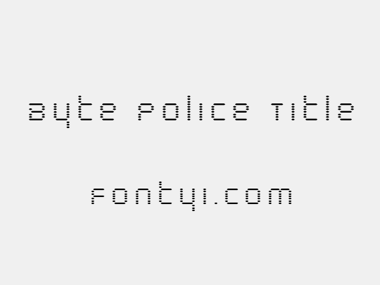Byte Police Title