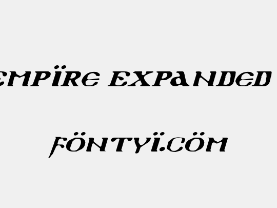 Holy Empire Expanded Italic