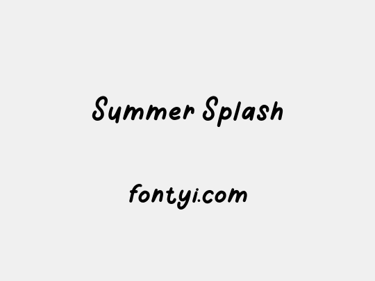 Summer Splash