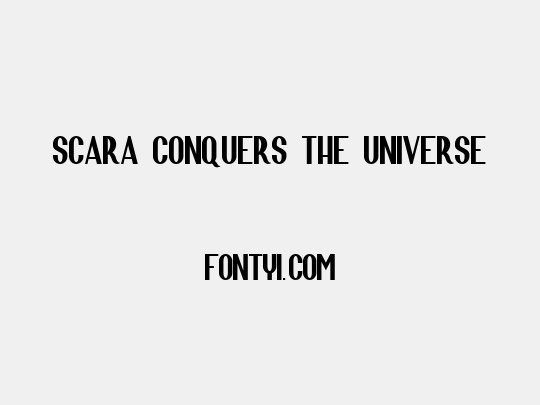 Scara Conquers the Universe