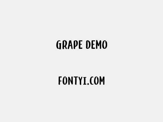 Grape Demo