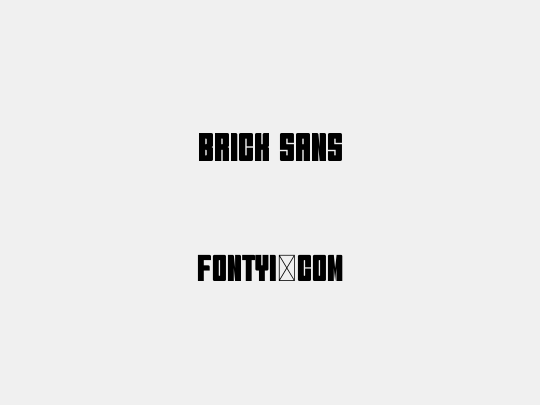 Brick Sans