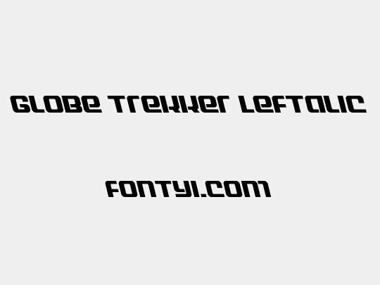Globe Trekker Leftalic