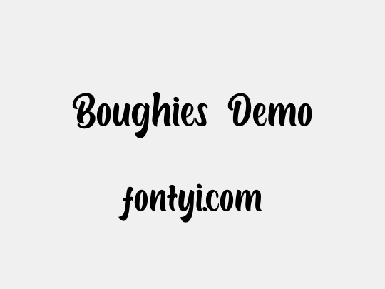 Boughies Demo