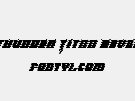 Thunder Titan Bevel