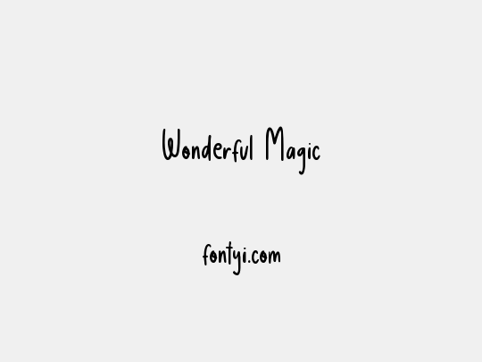 Wonderful Magic
