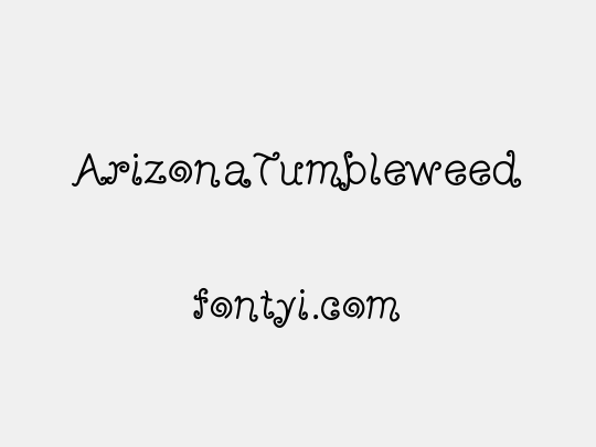 ArizonaTumbleweed