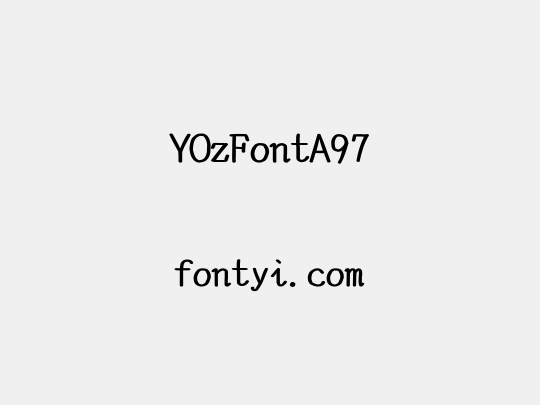 YOzFontA97