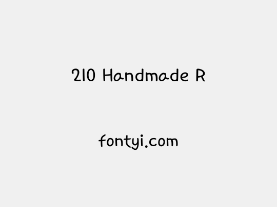 210 Handmade R