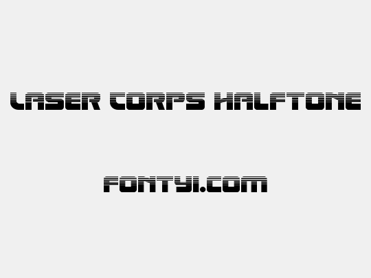 Laser Corps Halftone