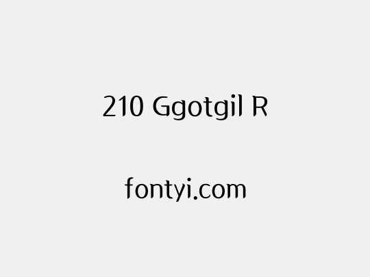210 Ggotgil R