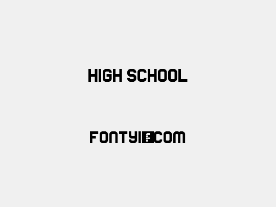 High School