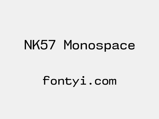 NK57 Monospace