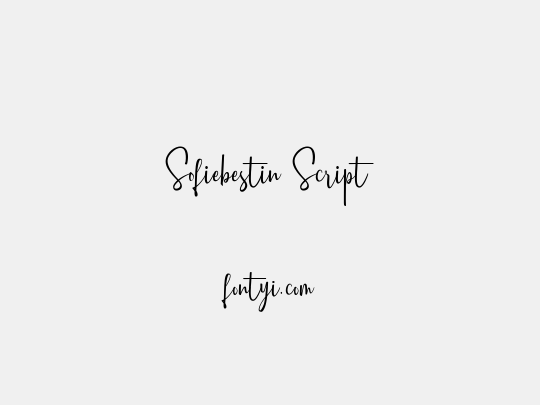 Sofiebestin Script