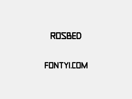 Rosbed