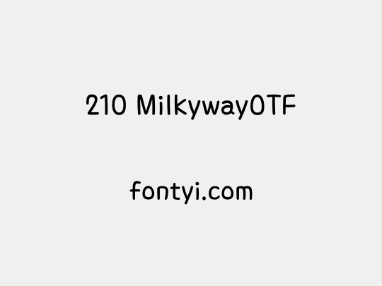 210 MilkywayOTF