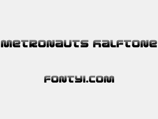 Metronauts Halftone