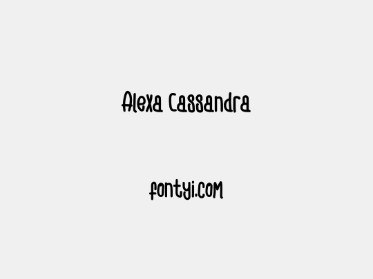 Alexa Cassandra