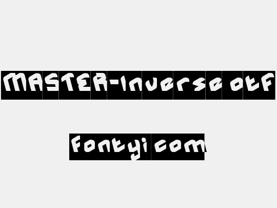 MASTER-Inverse.otf