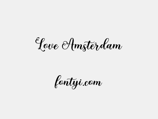 Love Amsterdam