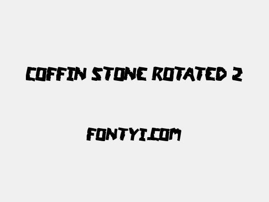 Coffin Stone Rotated 2