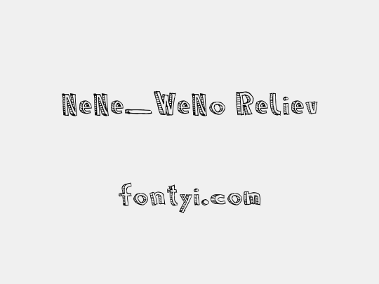 NeNe_WeNo Reliev