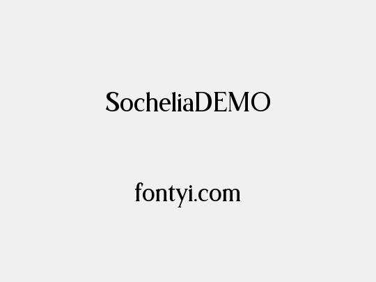 SocheliaDEMO