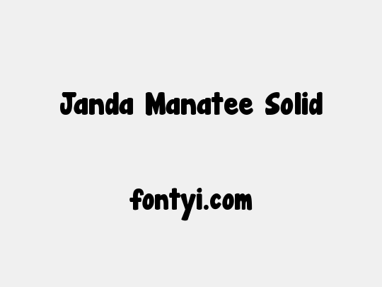 Janda Manatee Solid