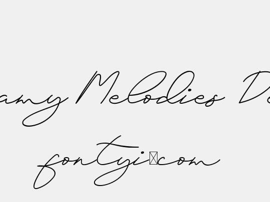 Dreamy Melodies Demo