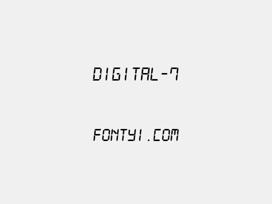 Digital-7