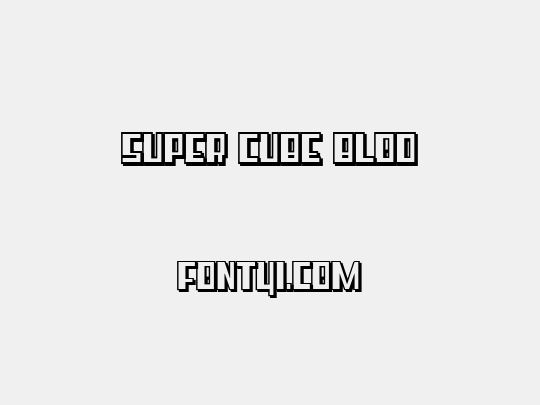 Super cube Blod
