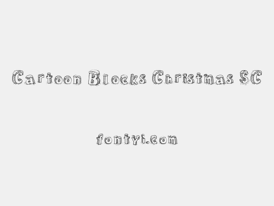 Cartoon Blocks Christmas SC