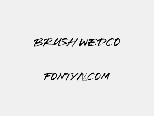 Brush Wedco