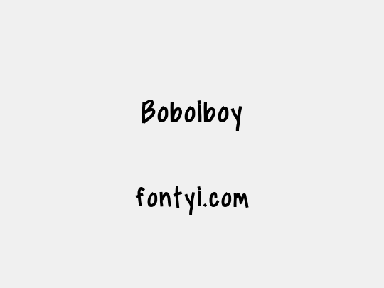 Boboiboy