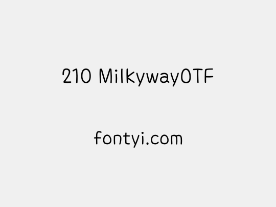 210 MilkywayOTF