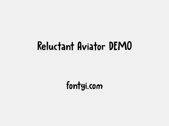 Reluctant Aviator DEMO