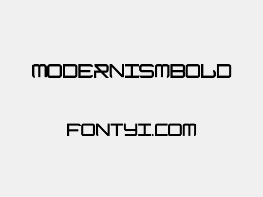 ModernismBold