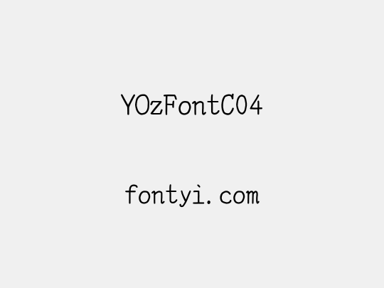 YOzFontC04