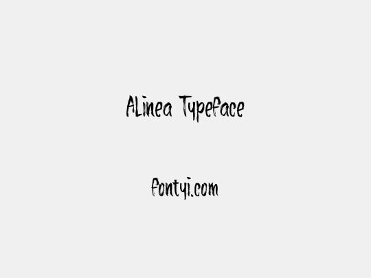 Alinea Typeface