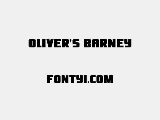 Oliver's Barney