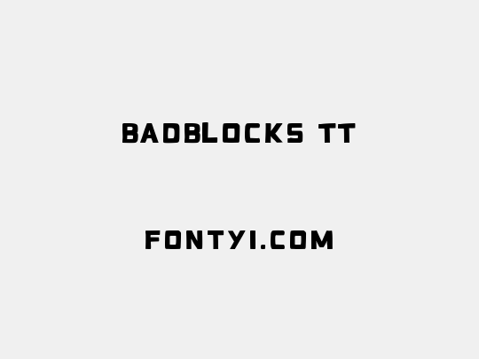 BadBlocks TT