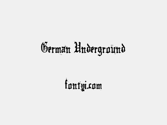 German Underground