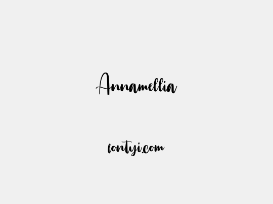 Annamellia