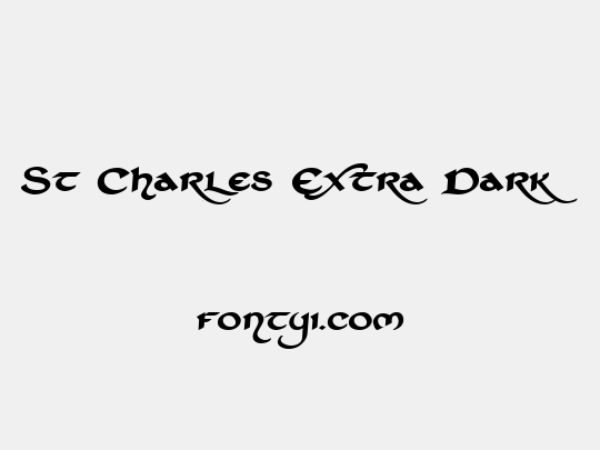 St Charles Extra Dark