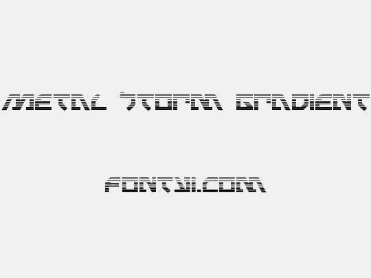 Metal Storm Gradient