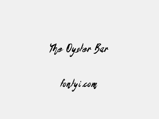 The Oyster Bar
