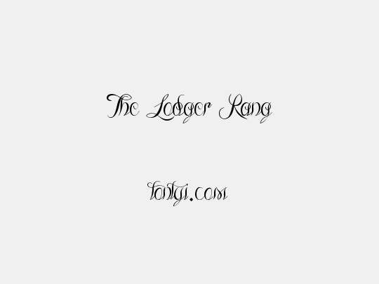 The Lodger Rang